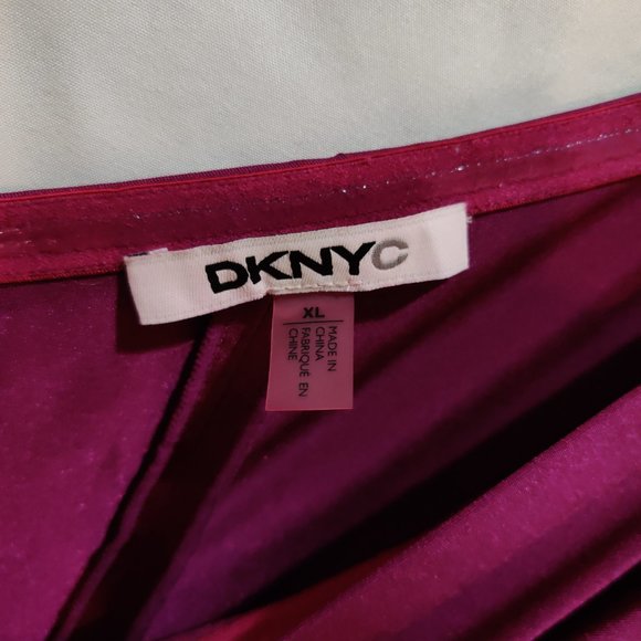 DKNYC NWT Wild Voile Dress One Shoulder Drape XL - Picture 4 of 7